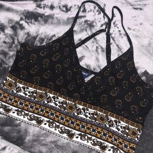 Forever 21 Pattern Crop Top